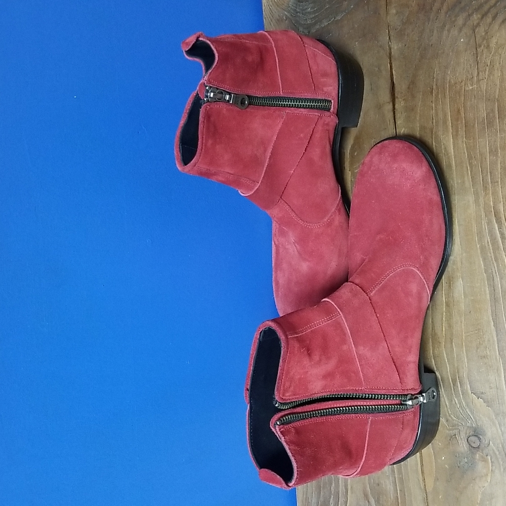 Modern Vice red leather boots - Picture 4 of 7